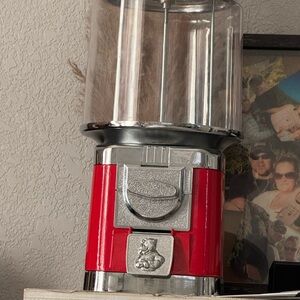 Vintage Red Gumball Machine